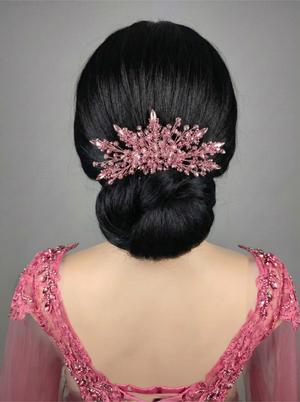 Mit Kristallsteinen schick Haarkamm – Örgü und Dutt Haarlar für Sonderdesign