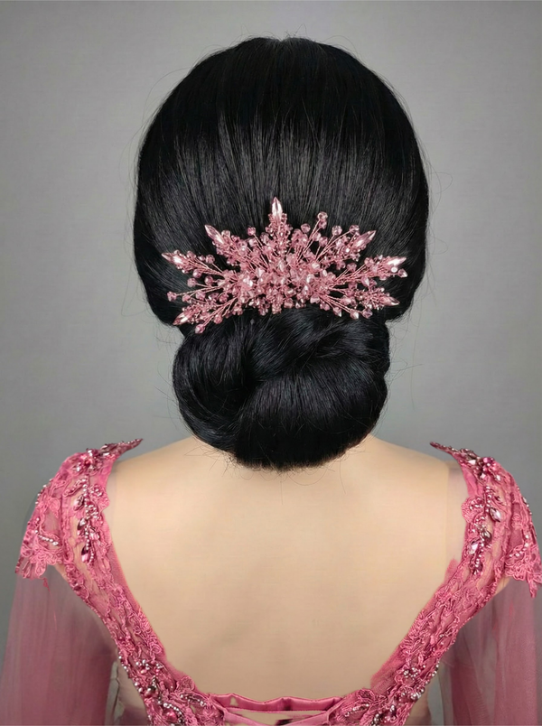 Mit Kristallsteinen schick Haarkamm – Örgü und Dutt Haarlar für Sonderdesign