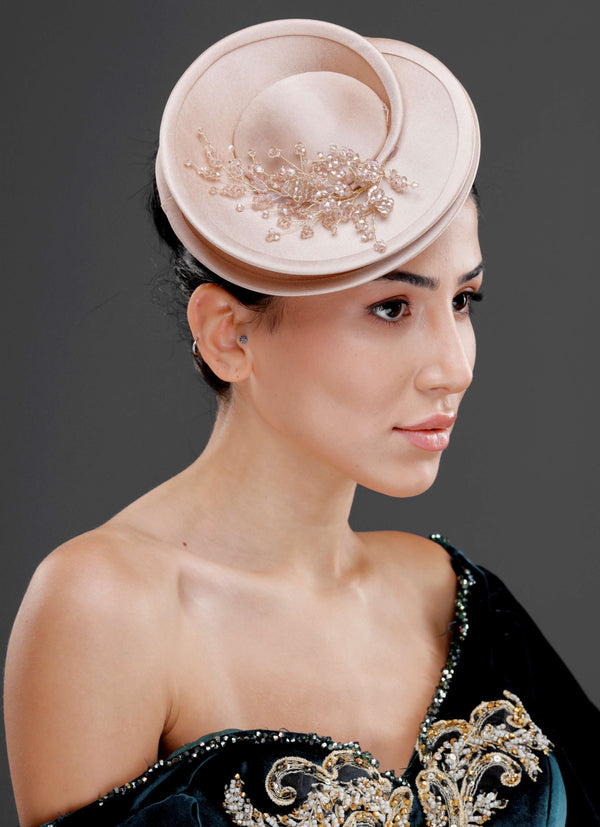 Vintage im französischen Stil Voilette-Hut – mit Netzdetail elegant Braut Accessoire