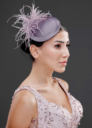 Vintage im französischen Stil Hut – Netz-Tüll elegant mit Details Design