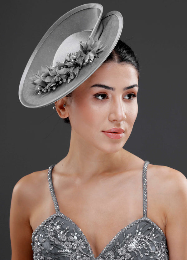 Vintage im französischen Stil Hut – mit Netzdetail elegant Design- Accessoire für besondere Anlässe