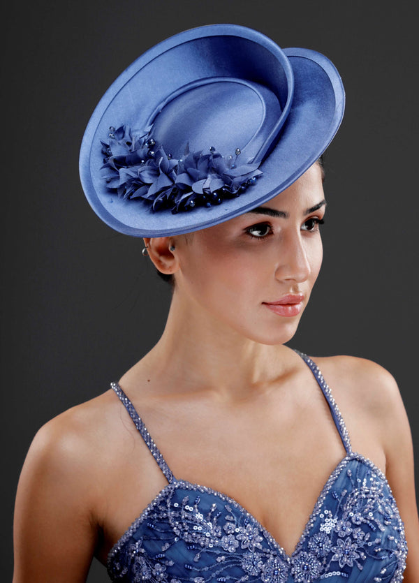 Vintage im französischen Stil Hut – mit Netzdetail elegant Design- Accessoire für besondere Anlässe