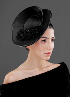 Vintage im französischen Stil Hut – mit Netzdetail elegant Design- Accessoire für besondere Anlässe