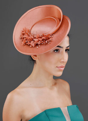 Vintage im französischen Stil Hut – mit Netzdetail elegant Design- Accessoire für besondere Anlässe