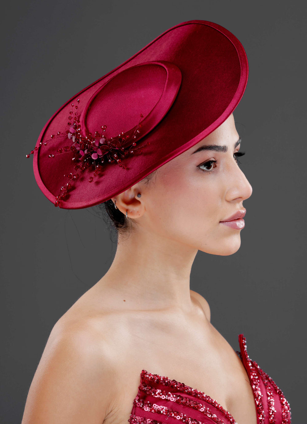 Vintage im französischen Stil Hut – Sonderdesign Anlass Accessoire