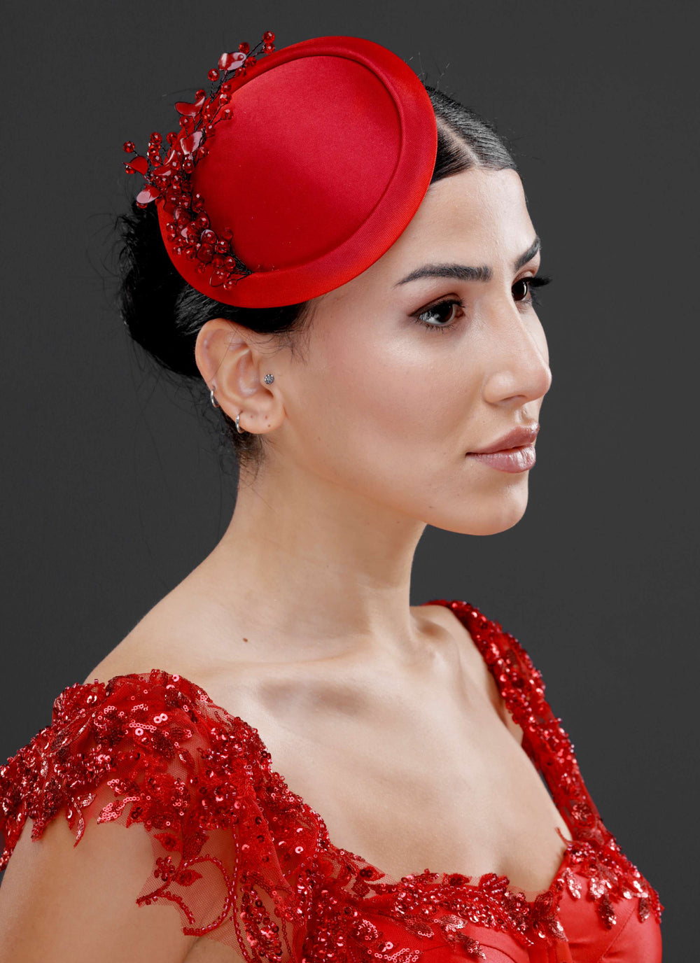 Vintage im französischen Stil Voilette-Hut – elegant Accessoire für besondere Anlässe