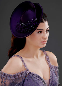 Vintage im französischen Stil Hut – mit Netzdetail elegant Design- Accessoire für besondere Anlässe
