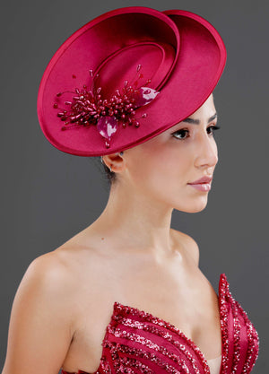 Vintage im französischen Stil in Hutform Fascinator – elegant Sonderdesign Damen Accessoire