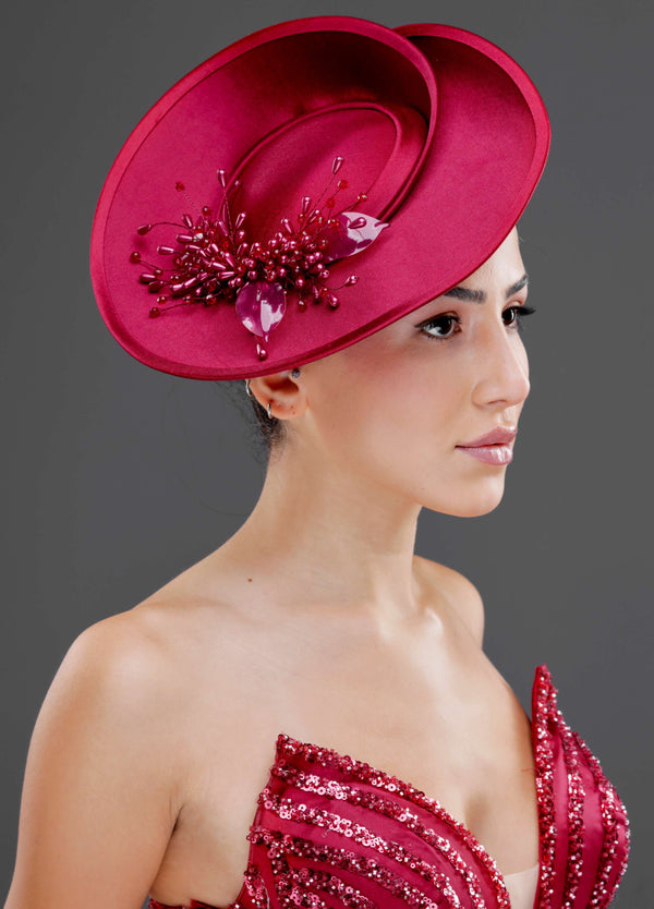 Vintage im französischen Stil in Hutform Fascinator – elegant Sonderdesign Damen Accessoire