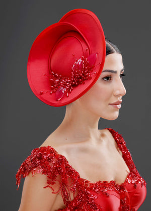 Vintage im französischen Stil in Hutform Fascinator – elegant Sonderdesign Damen Accessoire
