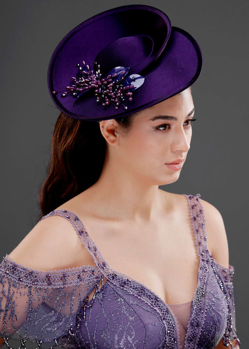 Vintage im französischen Stil in Hutform Fascinator – elegant Sonderdesign Damen Accessoire