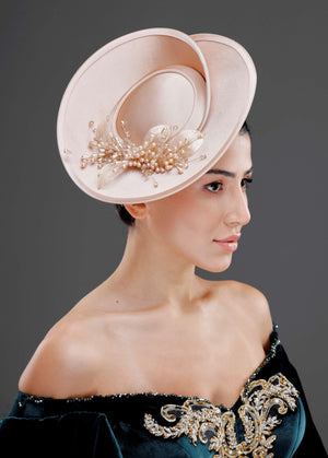 Vintage im französischen Stil in Hutform Fascinator – elegant Sonderdesign Damen Accessoire