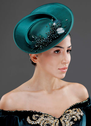 Vintage im französischen Stil in Hutform Fascinator – elegant Sonderdesign Damen Accessoire