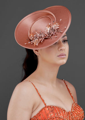 Vintage im französischen Stil in Hutform Fascinator – elegant Sonderdesign Damen Accessoire