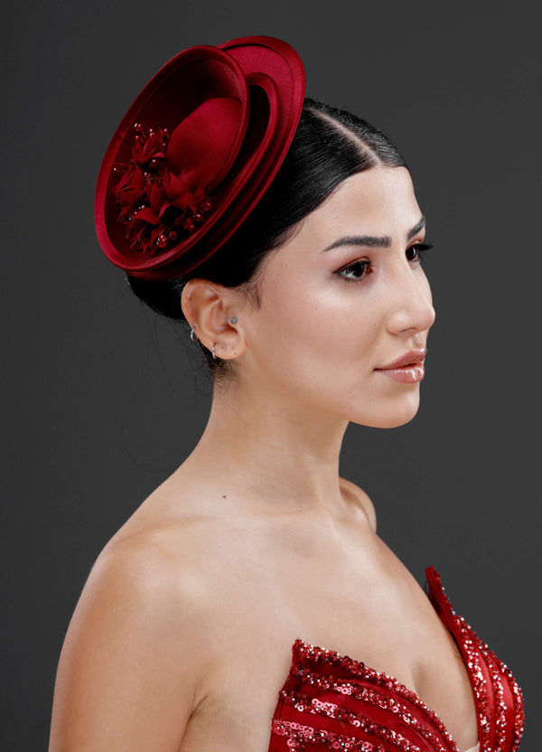 Vintage im französischen Stil Design Hut – elegant und modern Accessoire für besondere Anlässe