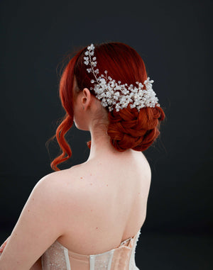 Mit Kristalldetails Braut-Haaraccessoire – Dutt für elegant und funkelnd Haar Krone