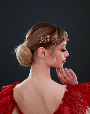 Wellenförmig Kristall Braut-Haaraccessoire –elegant und funkelnd Design