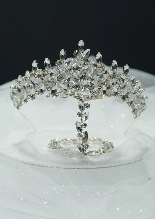 Kristall-Brautkrone – elegante Prinzessinnenkrone Modell