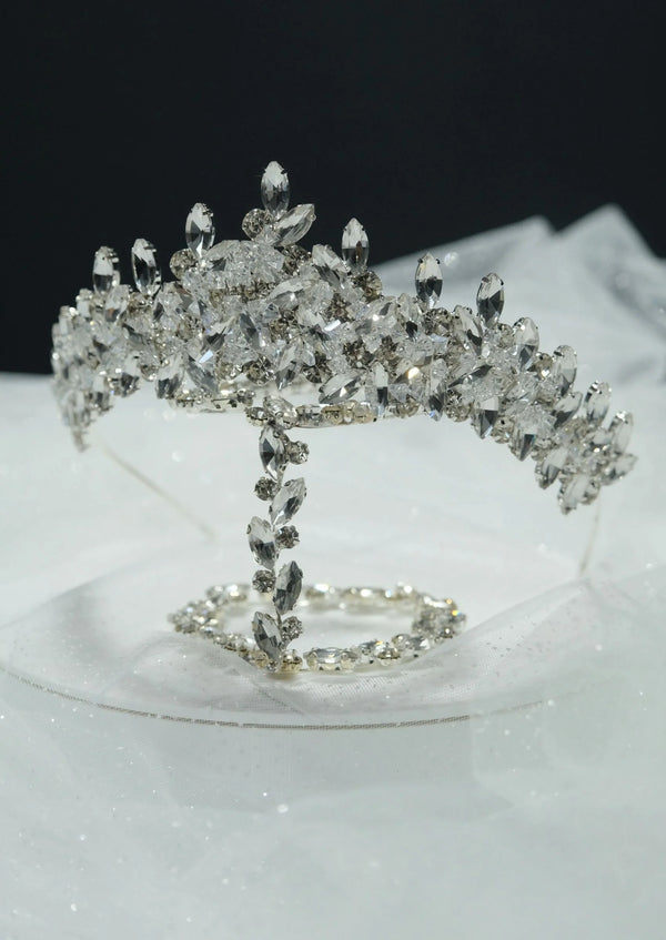 Kristall-Brautkrone – elegante Prinzessinnenkrone Modell