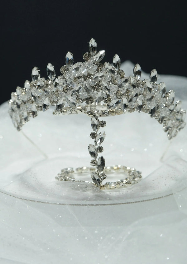 Kristall-Brautkrone – elegante Prinzessinnenkrone Modell