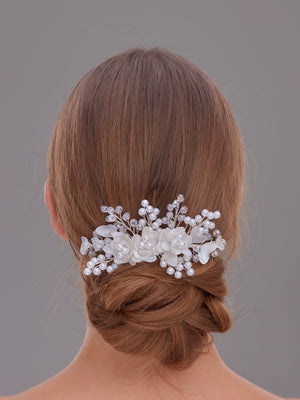 Mit Blumenmuster Haarspange