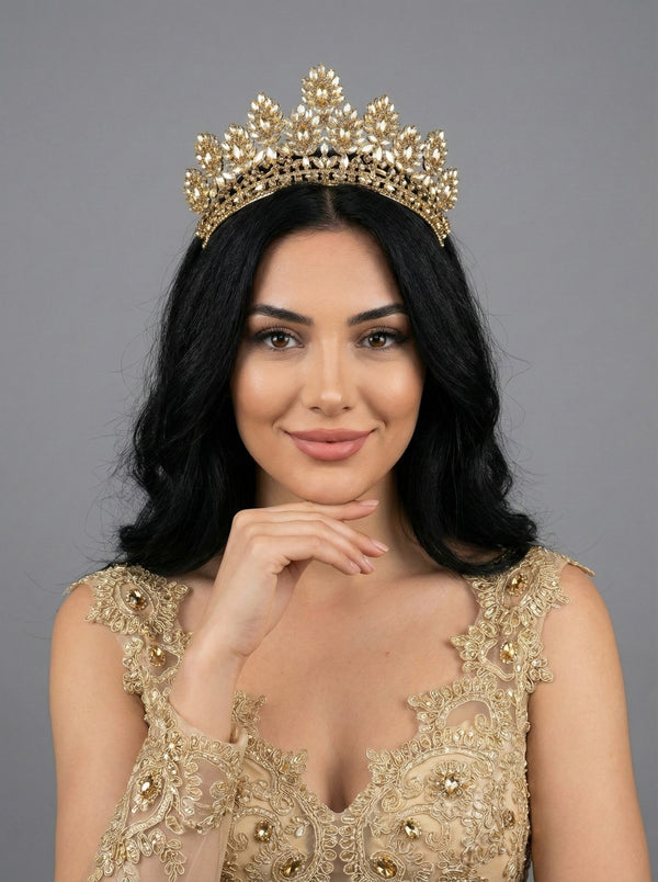 Funkelnd Henna- und Verlobungskrone – Königinnen Eleganzi