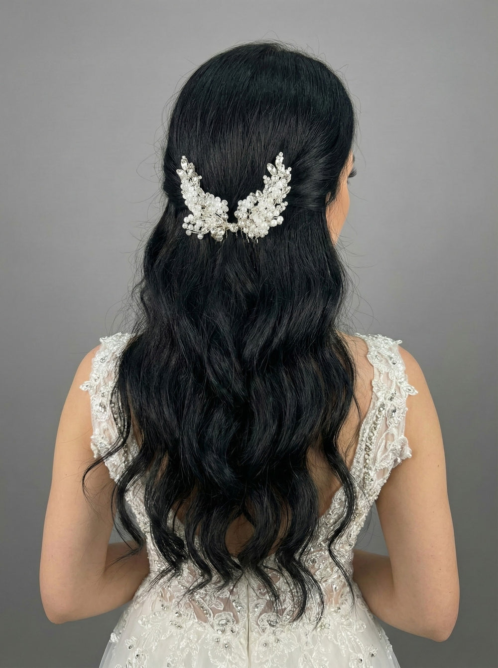 Kristall Braut Haarspange – funkelnd und elegant Design