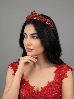 Mit Kristallsteinen elegant Brautkrone funkelnd Hochzeits-Haaraccessoire