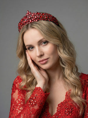Mit Kristallsteinen funkelnd Brautkrone im Königinnen-Stil elegant Hochzeits-Haaraccessoire