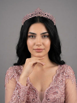 Mit Kristallsteinen elegant Brautkrone funkelnd Hochzeits-Haaraccessoire