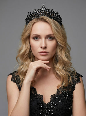 Mit Kristallsteinen elegant Brautkrone funkelnd Hochzeits-Haaraccessoire