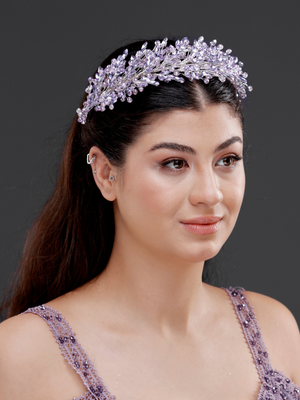Elegant funkelnd Kristall-Brautkrone