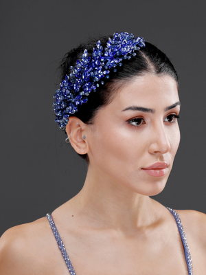 Elegant funkelnd Kristall-Brautkrone