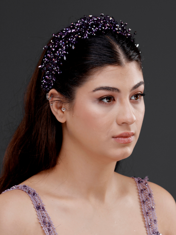 Elegant funkelnd Kristall-Brautkrone