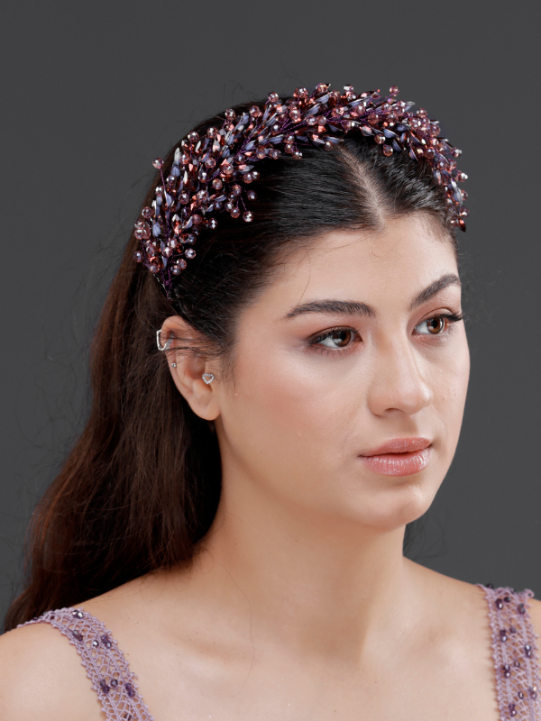 Elegant funkelnd Kristall-Brautkrone