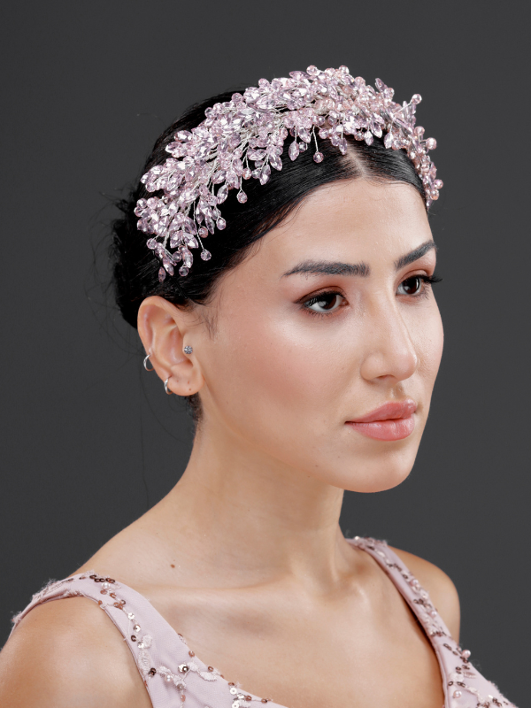 Elegant funkelnd Kristall-Brautkrone
