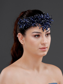 Üppig Kristall-Brautkrone – hohe Form funkelnd Accessoire