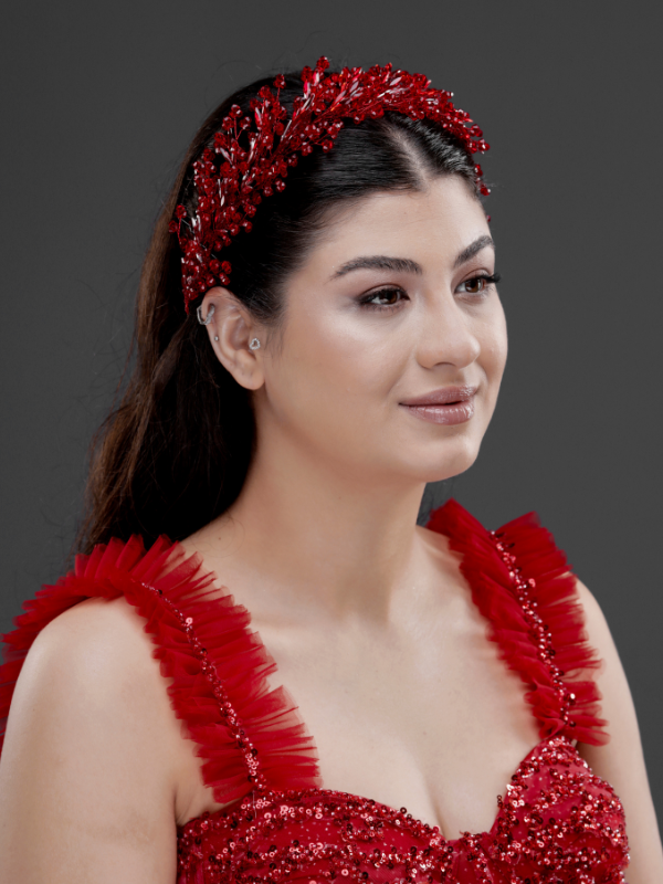 Kristall mit Blattdetails Brautkrone – elegant und funkelnd Haaraccessoire