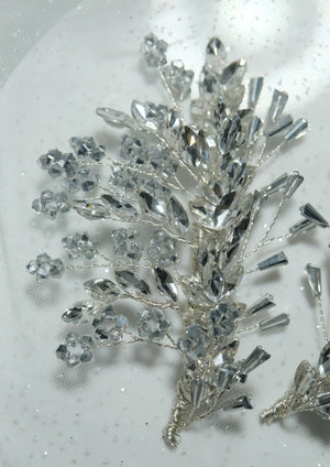 Kristall Haarkamm – Hochzeits-Haaraccessoire und elegant Haar Schmuck