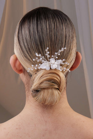 Elegant Blumen Haarkamm