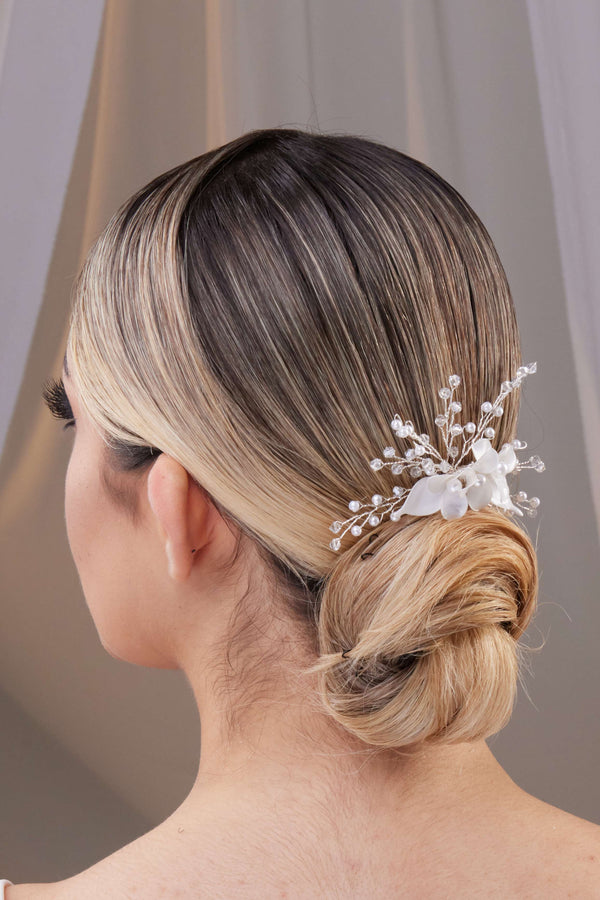 Elegant Blumen Haarkamm