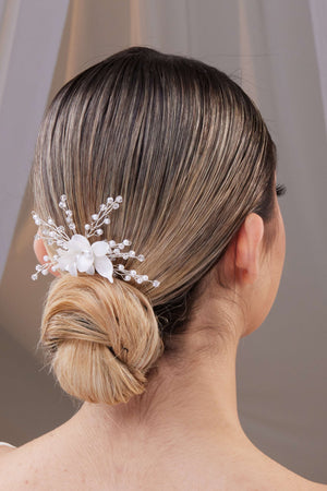 Elegant Blumen Haarkamm