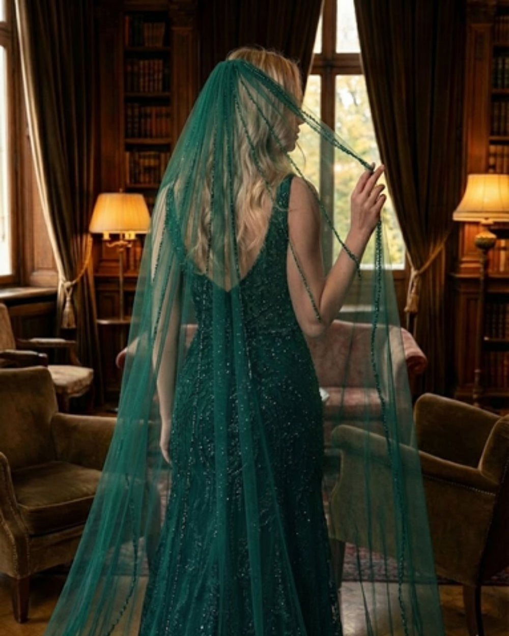 Mit Banddetail Brautschleier – elegant französischer Tüll Schleier