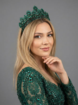 Funkelnd Henna- und Verlobungskrone – Königinnen Eleganzi