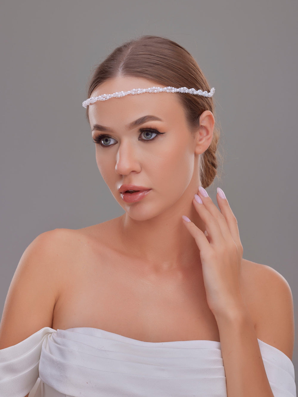 Minimalistisch Perle Braut Stirnband – Eleganz und Schlichtheit Kombination