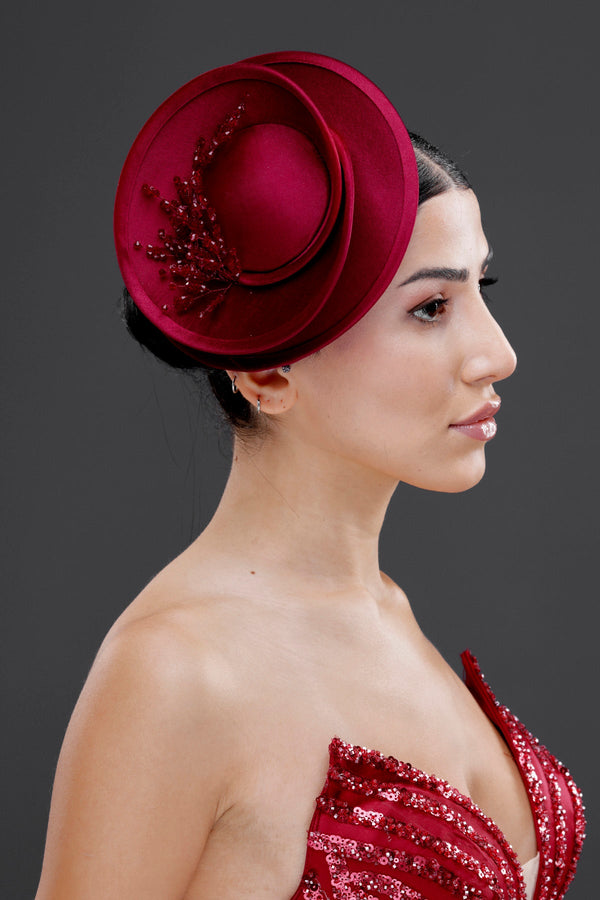 Vintage im französischen Stil Voilette-Hut – mit Netzdetail elegant Braut Accessoire
