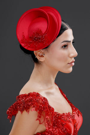 Vintage im französischen Stil Voilette-Hut – mit Netzdetail elegant Braut Accessoire