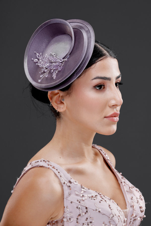 Vintage im französischen Stil Voilette-Hut – mit Netzdetail elegant Braut Accessoire