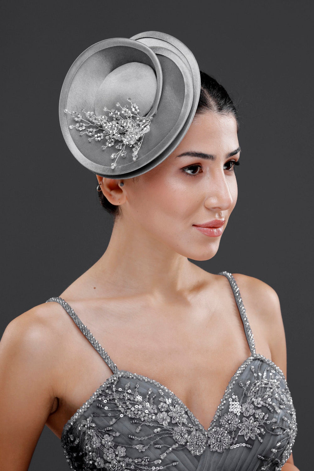 Vintage im französischen Stil Voilette-Hut – mit Netzdetail elegant Braut Accessoire