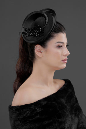 Vintage im französischen Stil Voilette-Hut – mit Netzdetail elegant Braut Accessoire